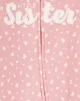 Carter's Pijama Pink Lil Sis Art foto