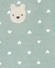 Carter's Pijama Green Dot Foot Art foto