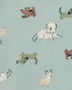 Carter's Set 4 piese Body Green Pups foto