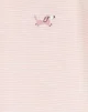 Carter's Set 3 piese Pink Stripe Dog Print - Pantaloni, body si pijama foto