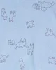 Carter's Set 3 piese Blue Stripe Dog Print - Pantaloni, body si pijama foto