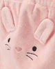 Carter's Set 3 piese Pink Bunny Terry - Cardigan, body si pantaloni foto