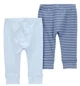 Carter's Set 2 piese Pantaloni Shades of Blue foto