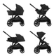 Люлька для коляски Cybex Gazelle S Moon Black foto
