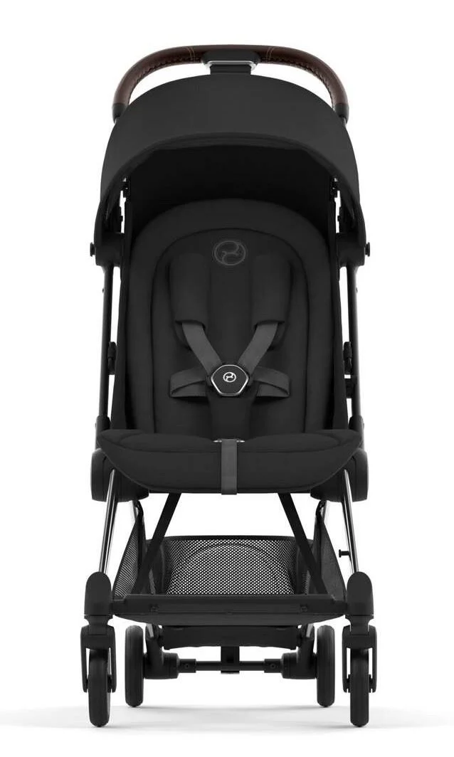 Carucior Cybex Coya Chrome Dark Brown Sepia Black Black foto
