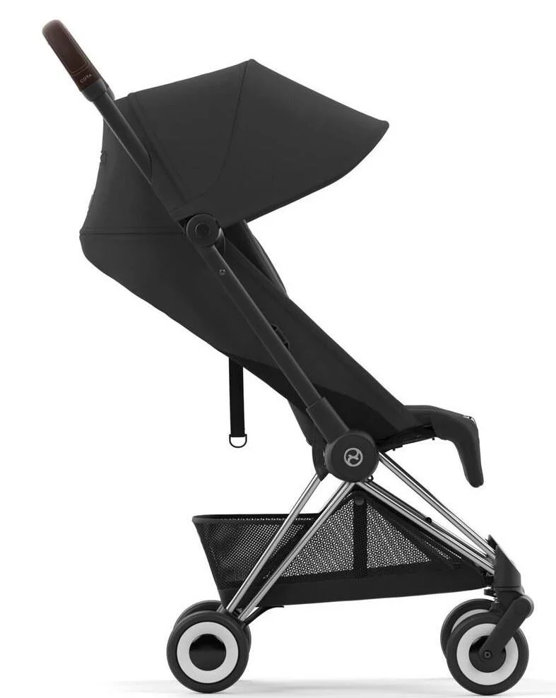 Carucior Cybex Coya Chrome Dark Brown Sepia Black Black foto