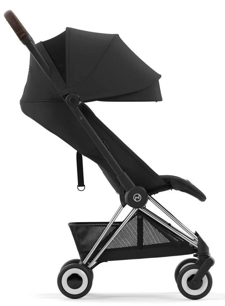 Carucior Cybex Coya Chrome Dark Brown Sepia Black Black foto