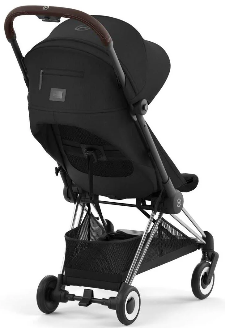 Carucior Cybex Coya Chrome Dark Brown Sepia Black Black foto