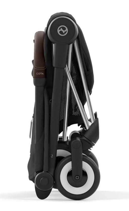 Carucior Cybex Coya Chrome Dark Brown Sepia Black Black foto