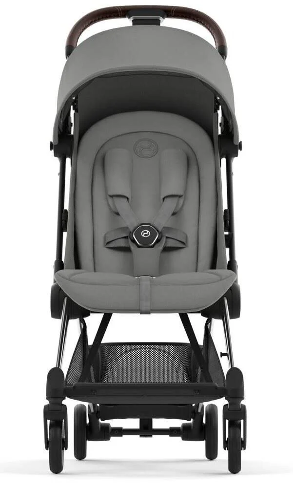 Carucior Cybex Coya Chrome Dark Brown Mirage Grey Dark Grey foto