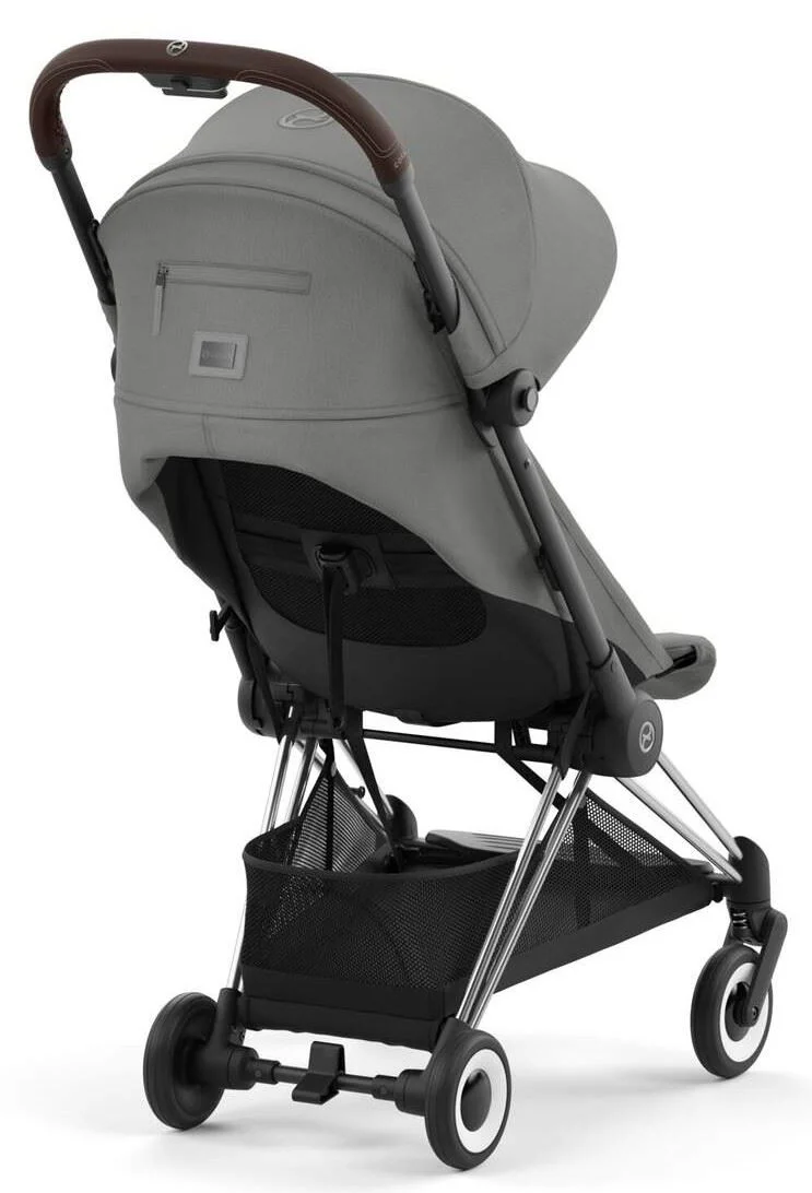 Carucior Cybex Coya Chrome Dark Brown Mirage Grey Dark Grey foto