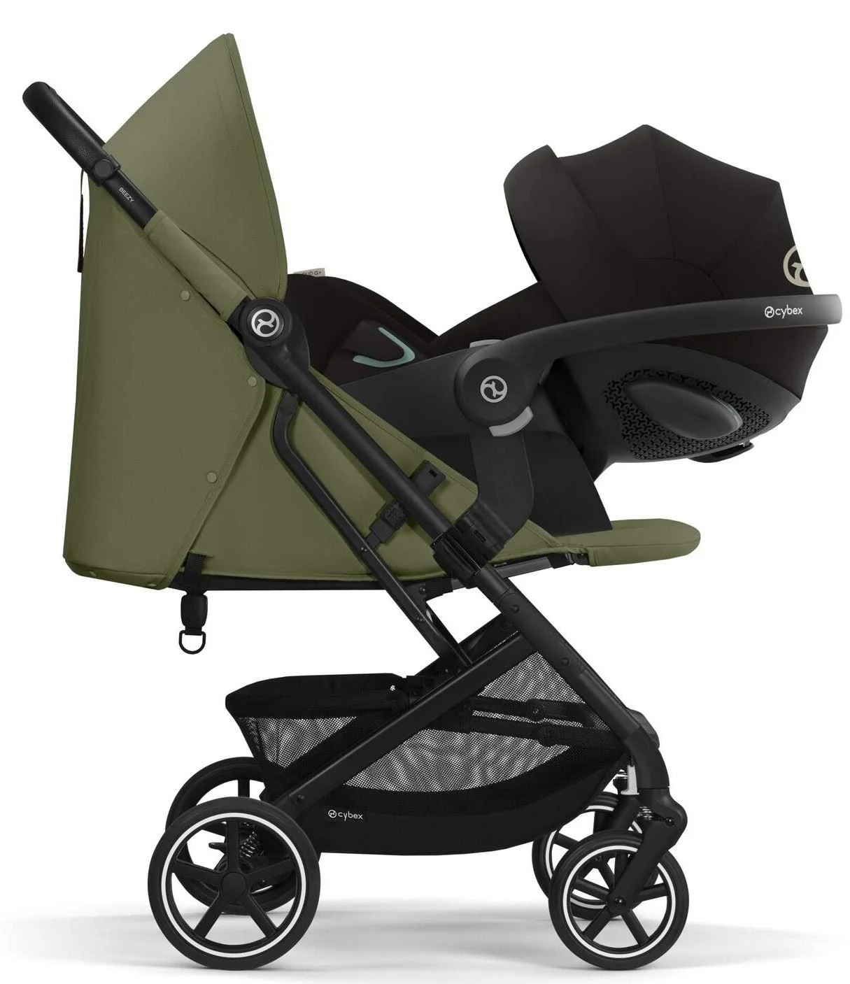 Carucior Cybex Beezy BLK Moss Green foto