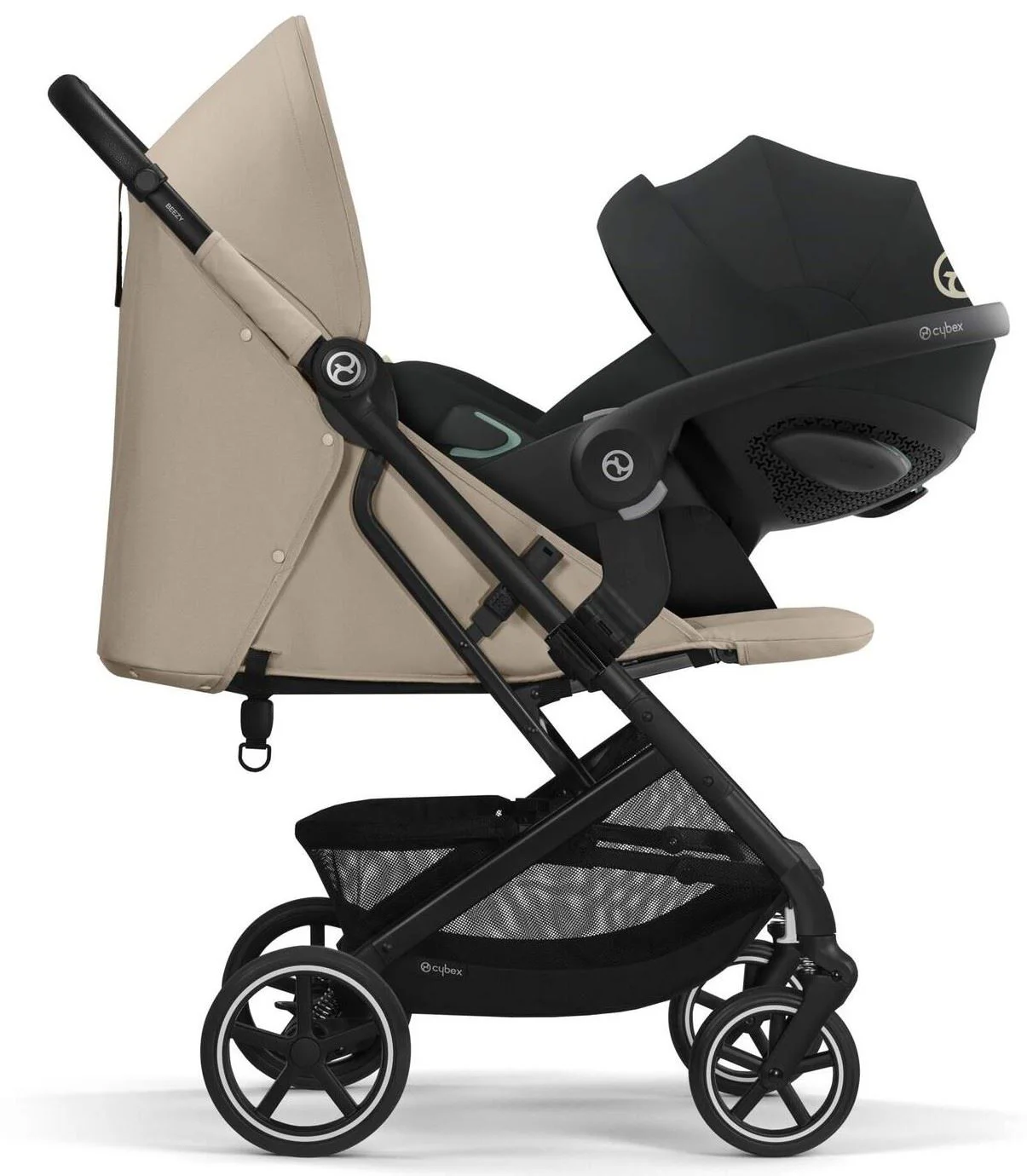 Carucior Cybex Beezy BLK B Almond Beige foto