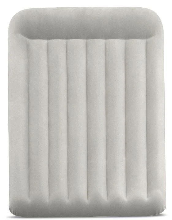 Saltea gonfla Intex Velur cu tetiera si pompa incorporata 220V, 152x203x30 cm, pana la 272 kg foto