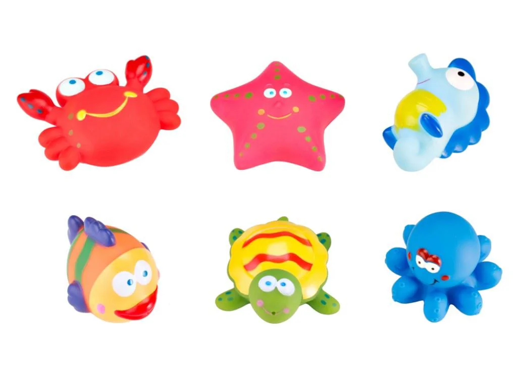 Set de jucarii de baie Roxy Kids Sea Creatures, 6 buc. foto