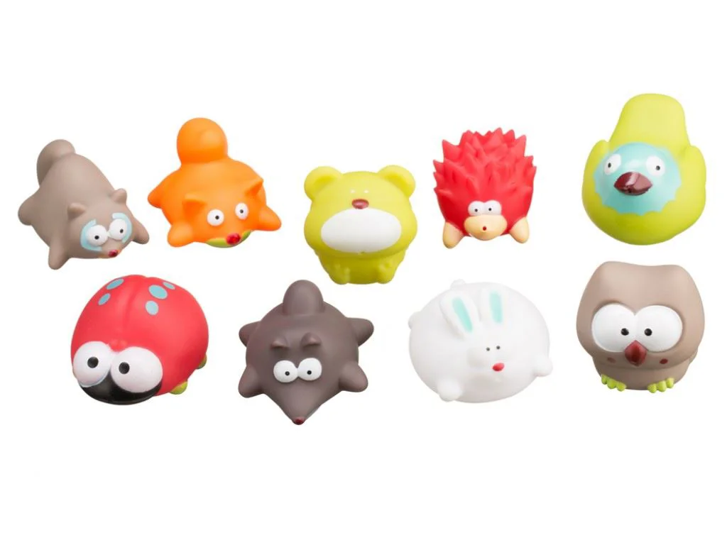 Set de jucarii de baie Roxy Kids Forest Creatures, 9 buc. foto