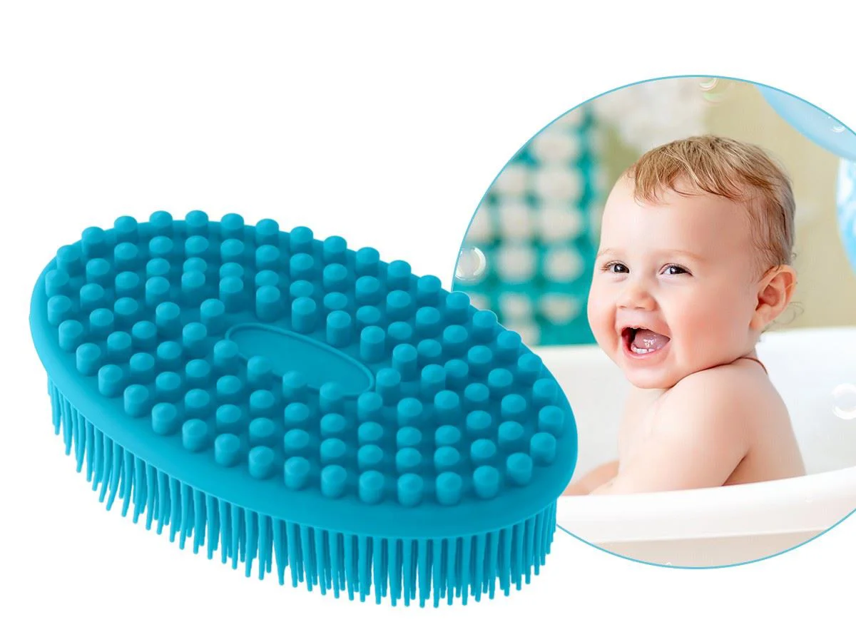 Burete de baie oval din silicon Roxy Kids Green foto
