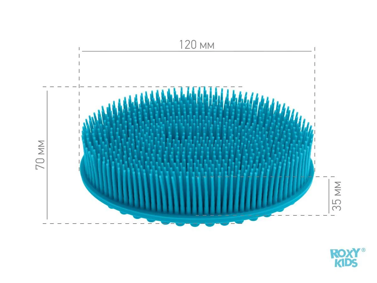 Burete de baie oval din silicon Roxy Kids Green foto