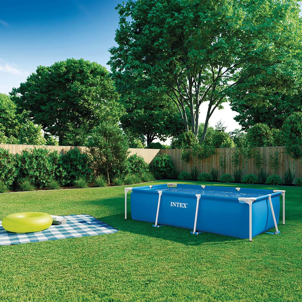 Piscina Intex Rectangular Frame 260x160x65 cm, 2282 l, cadru metalic foto