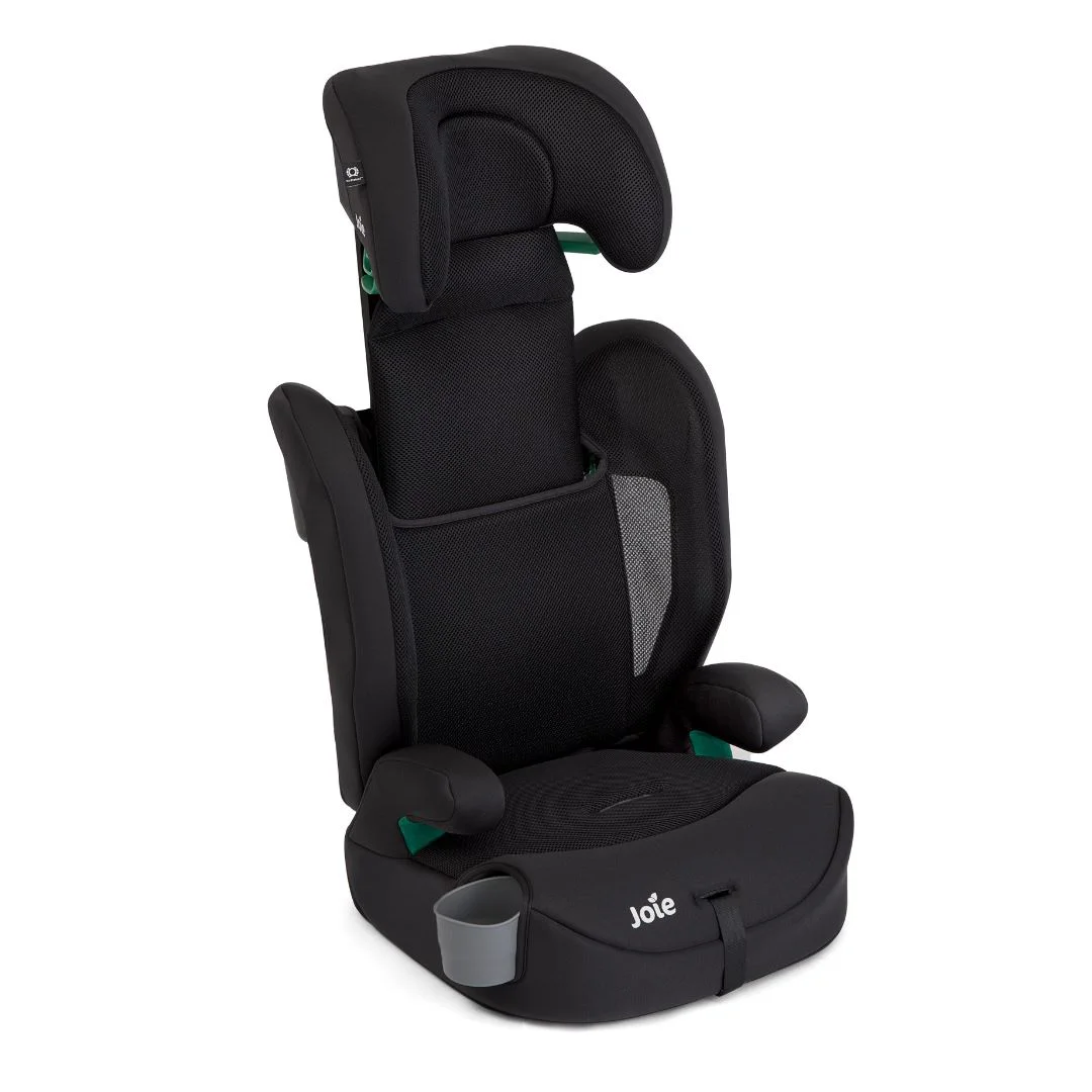 Автокресло Joie Elevate Midnight Air Mesh, 76-150 см, сертификат R129 foto