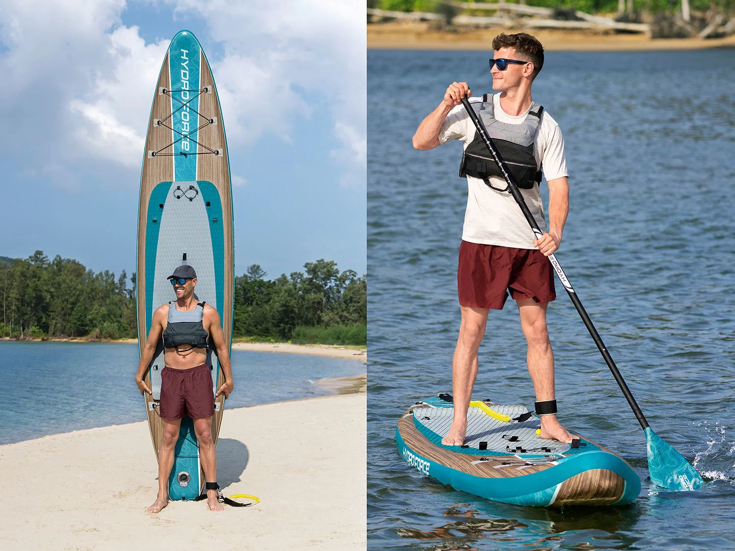 Placa SUP Bestway Hydro-Force FreeSoul Elite si Caiac 2 in 1, 335x84x15 cm, pana la 150 kg foto