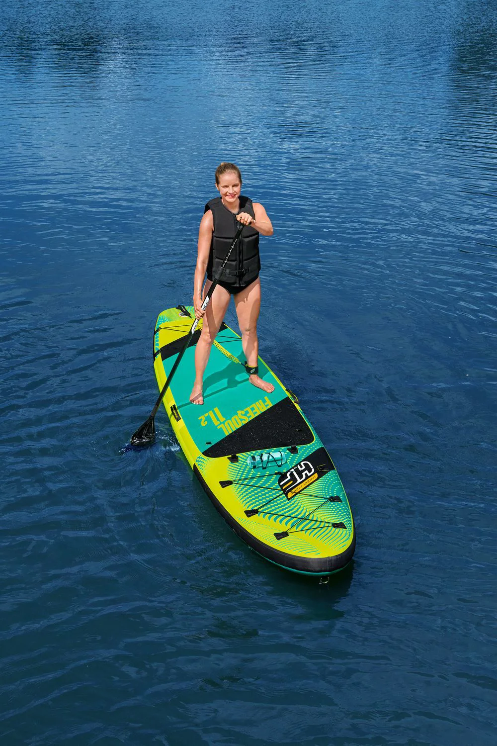 Placa SUP Bestway Touring Board Set Freesoul Tech, 340х89х15 cm, pana la 160 kg foto