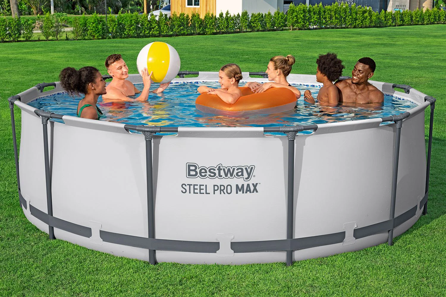 Бассейн Bestway STEEL PRO MAX, 366x122 см, 10250 л, металлический каркас foto
