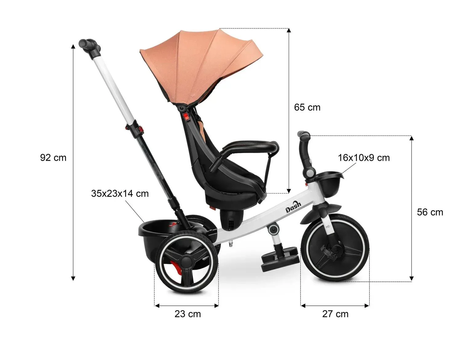 Tricicleta Caretero Dash Melange foto