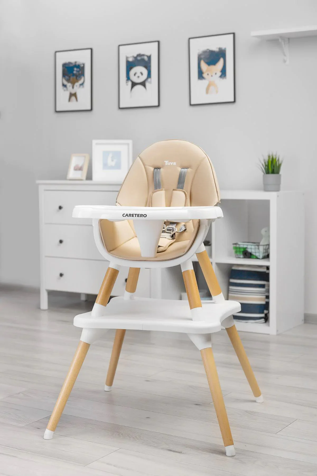 Scaun de masa 3 in 1 Caretero Tuva Beige foto