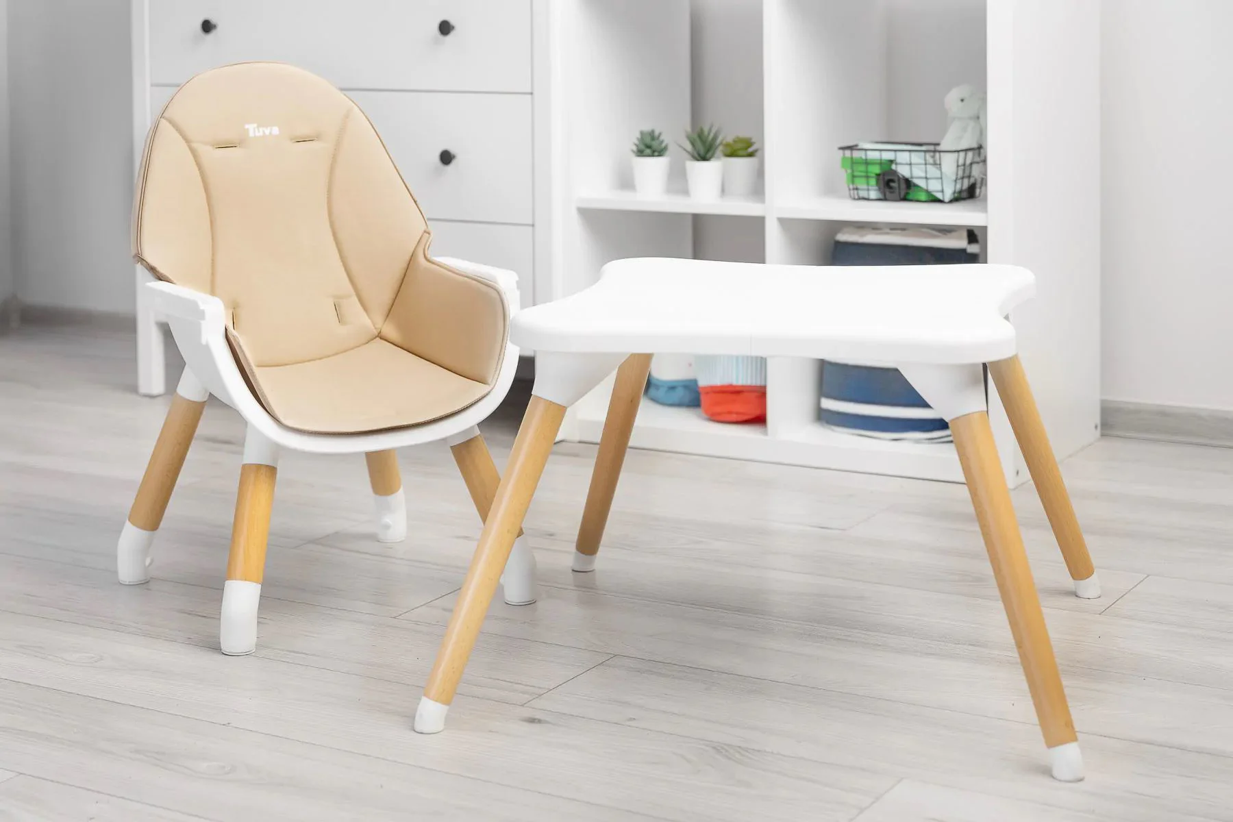 Scaun de masa 3 in 1 Caretero Tuva Beige foto