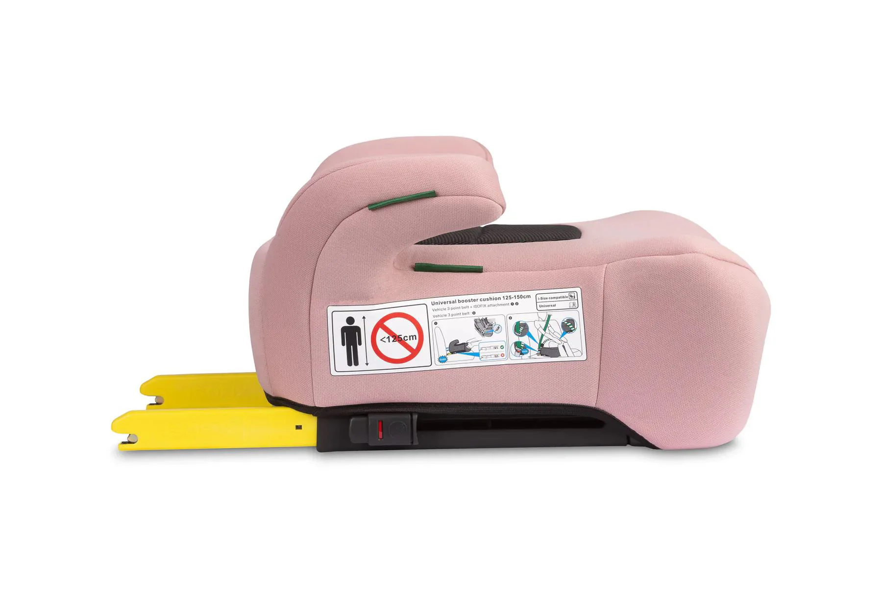 Автокресло-бустер с системой Isofix I-Size Caretero Jaguar Pink, 125-150 см foto