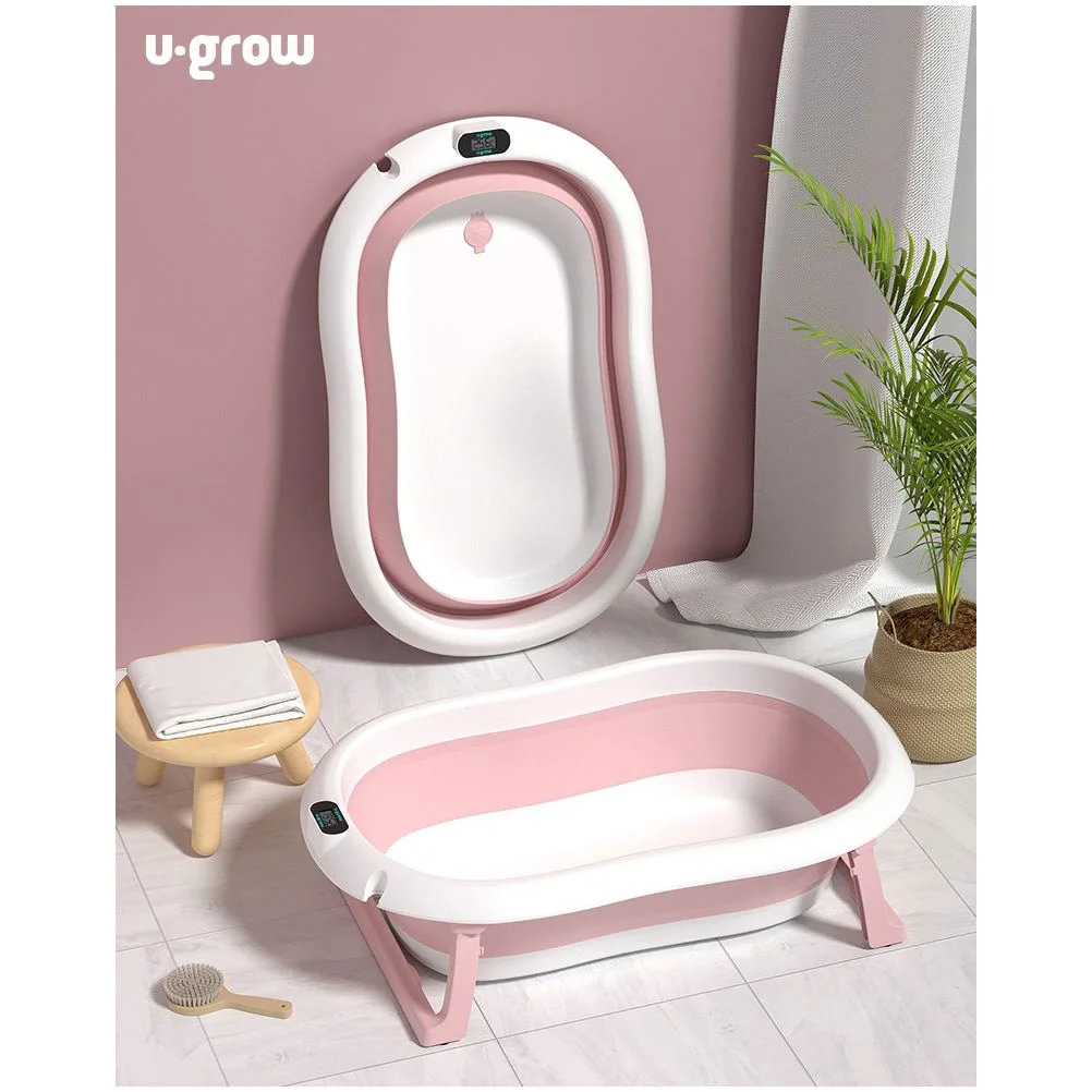Ванночка U-Grow с подушкой и термометром Pink foto