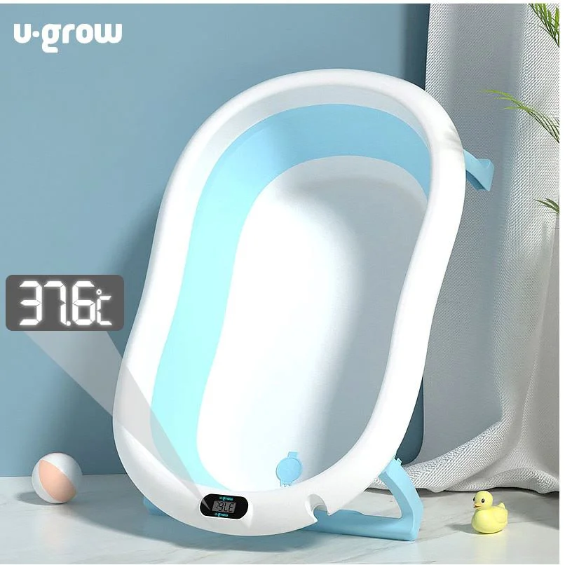 Ванночка U-Grow с подушкой и термометром Blue foto