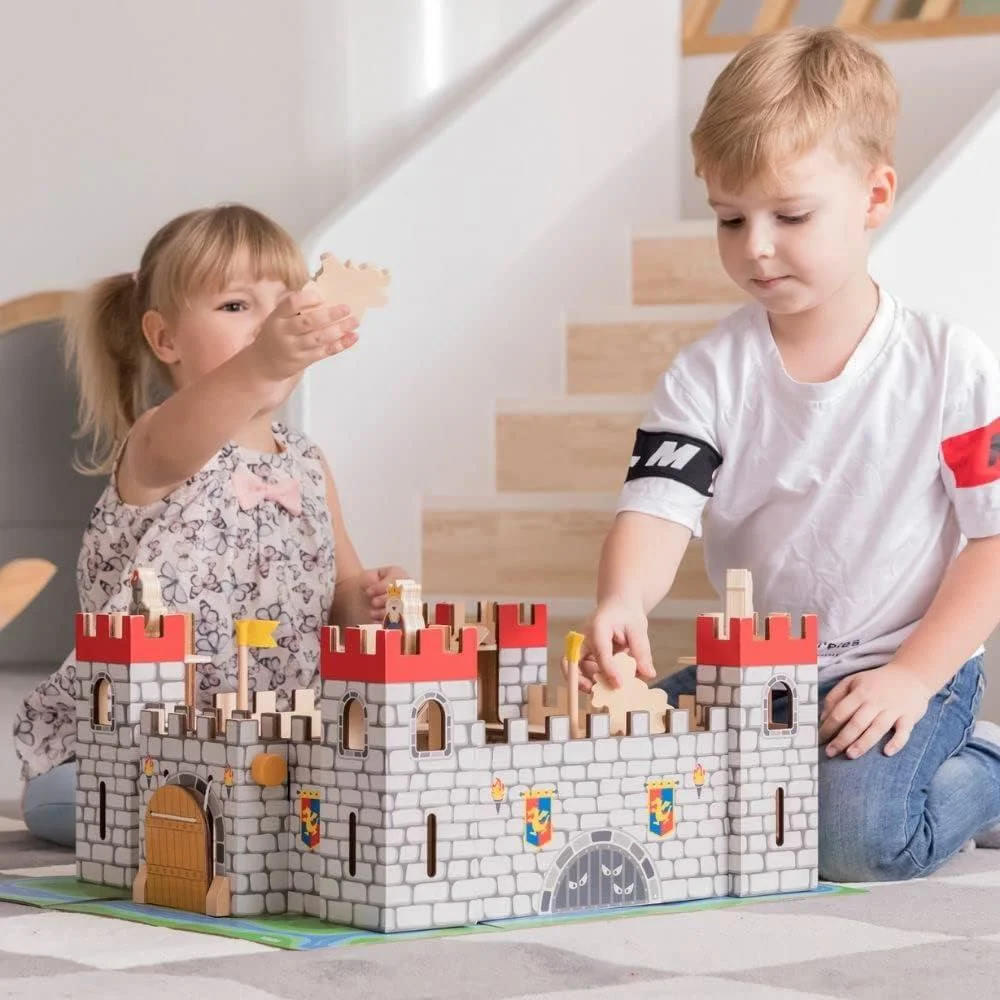 Деревянный игровой набор Viga Toys Волшебный замок foto