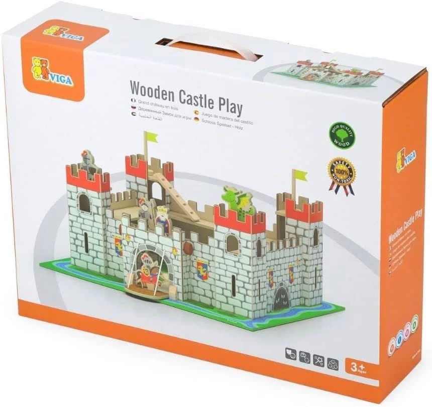 Деревянный игровой набор Viga Toys Волшебный замок foto
