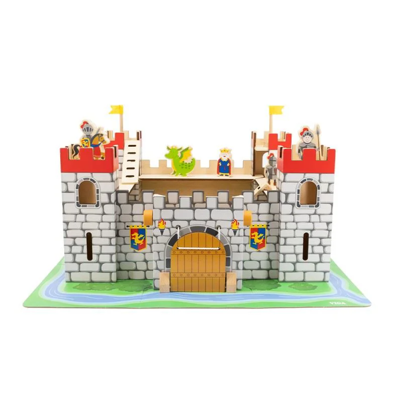 Деревянный игровой набор Viga Toys Волшебный замок foto