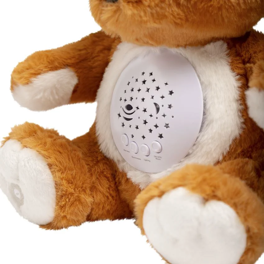Jucarie de plus cu proiector si lampa Premaman Vulpea Gaspard foto