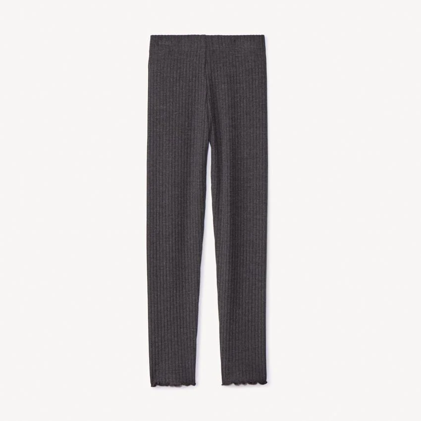 Orchestra Leggings pentru fete cu fundita Dark Grey foto
