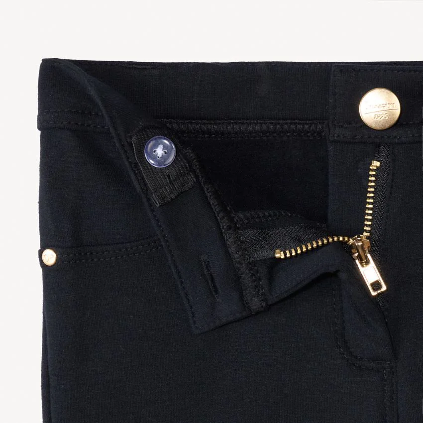 Orchestra Pantaloni pentru fete skinny din molton Black foto
