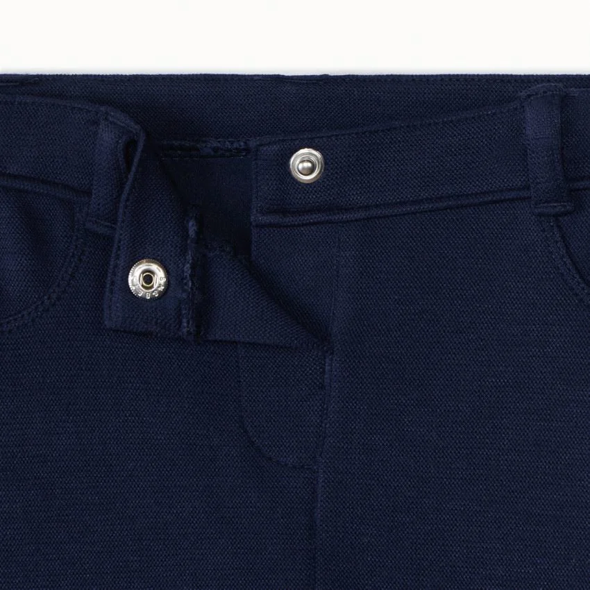 Orchestra Jeggings cu broderie pentru fetite Navy Blue foto