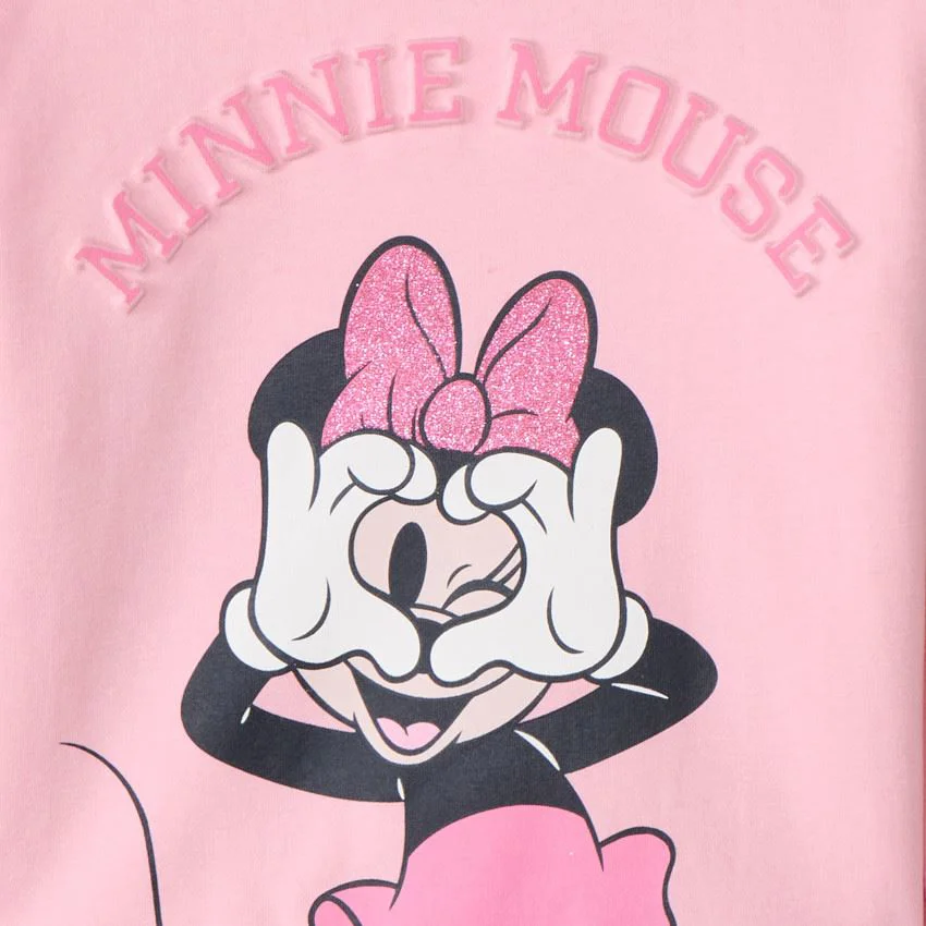 Orchestra Hanorac roz din molton Minnie Disney foto
