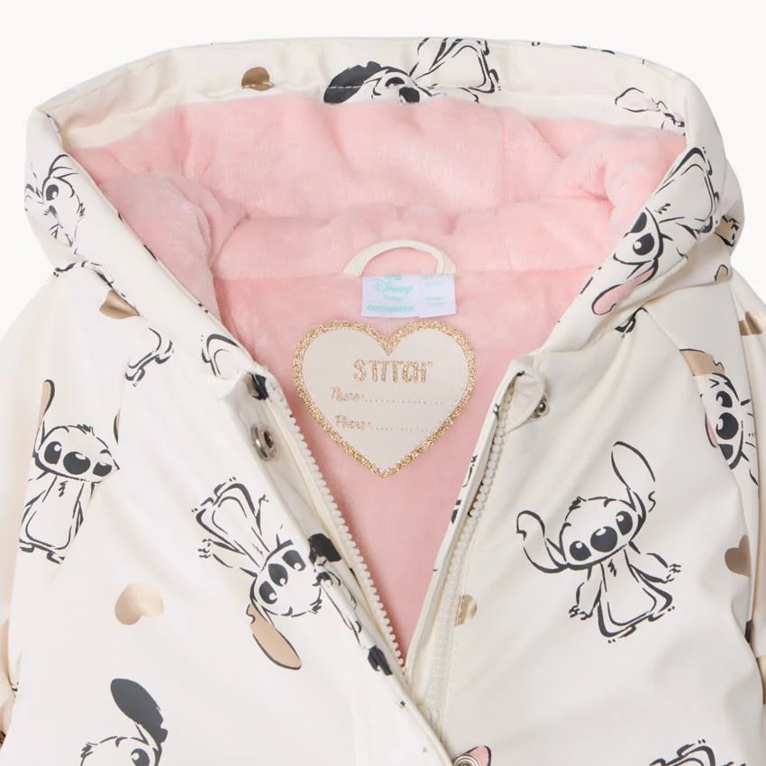 Parka pentru fete Orchestra Disney Stitch cu glugă foto