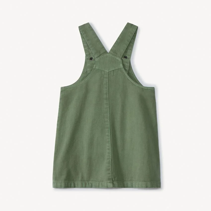 Orchestra Rochita-salopeta din denim cu buzunare Khaki foto