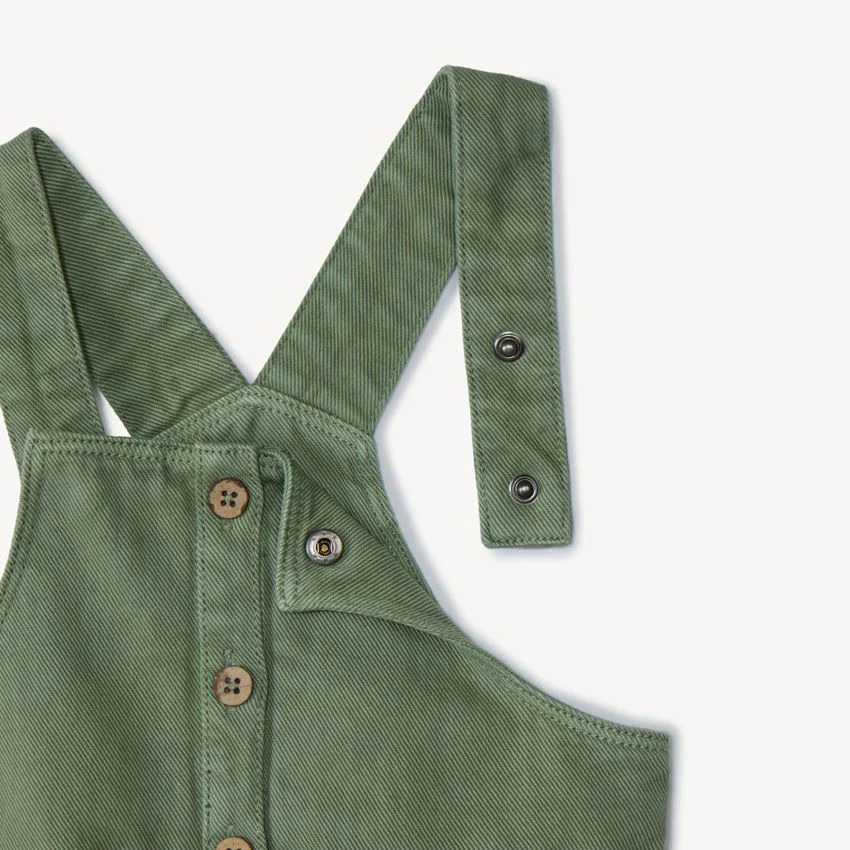 Orchestra Rochita-salopeta din denim cu buzunare Khaki foto