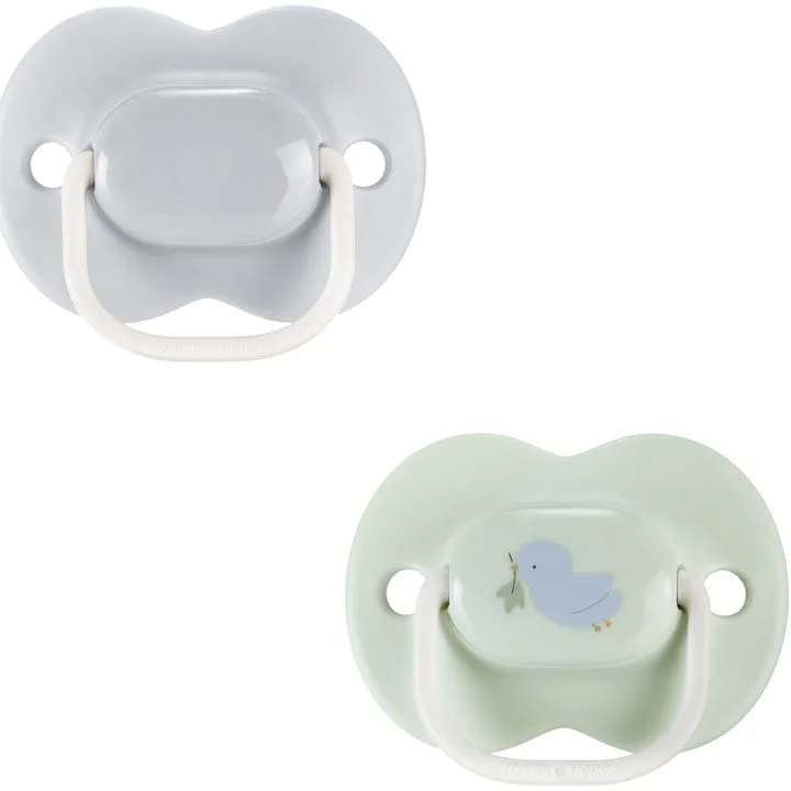 Suzete ortodontice Tommee Tippee Anytime Ratusca Albastra (0-6 luni), 2 buc. foto
