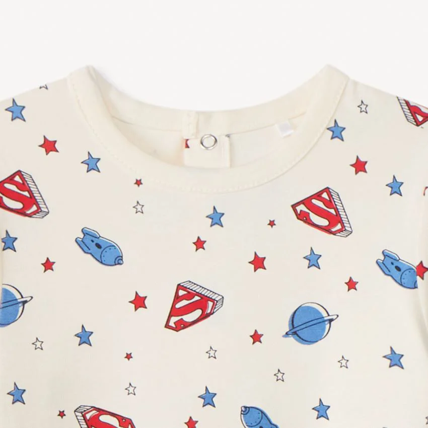 Orchestra Pijama din bumbac pentru baietei Superman Warner foto