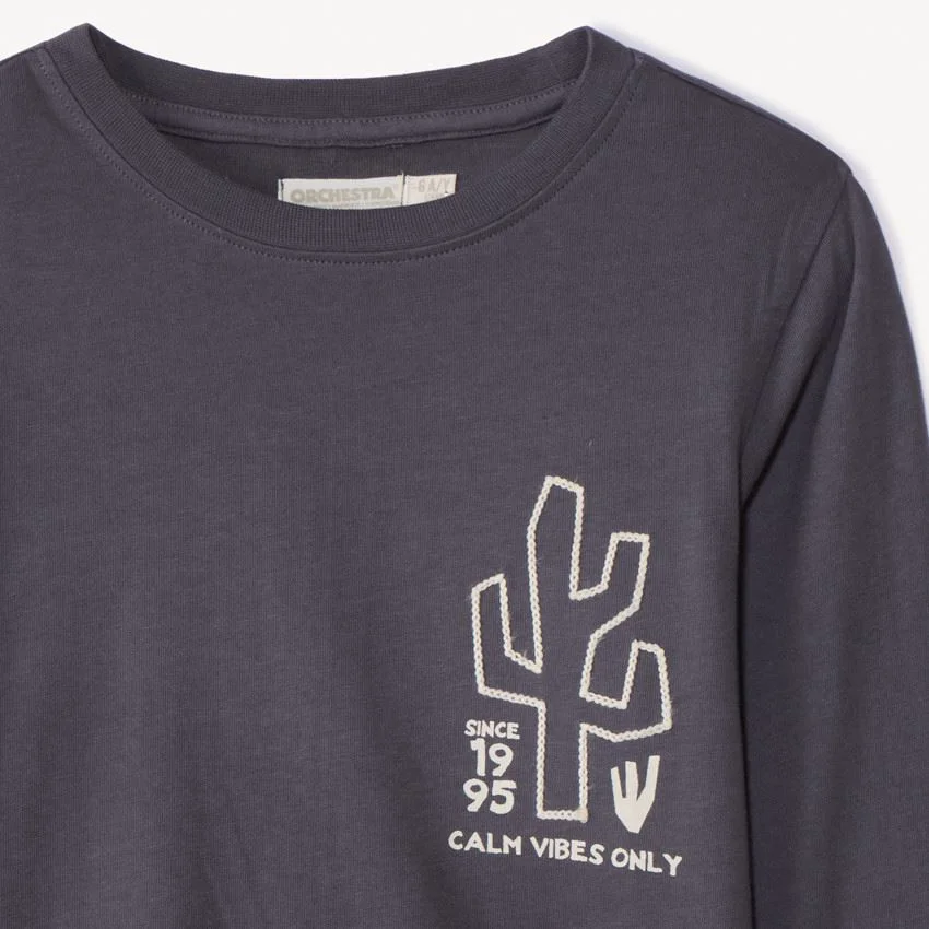 Orchestra Tricou cu maneci lungi pentru baieti Cactus foto