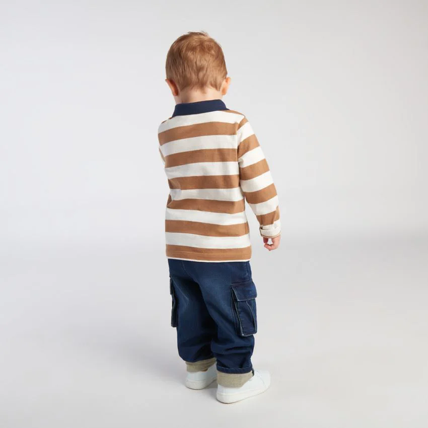 Orchestra Tricou polo cu maneci lungi pentru baietei Catel foto