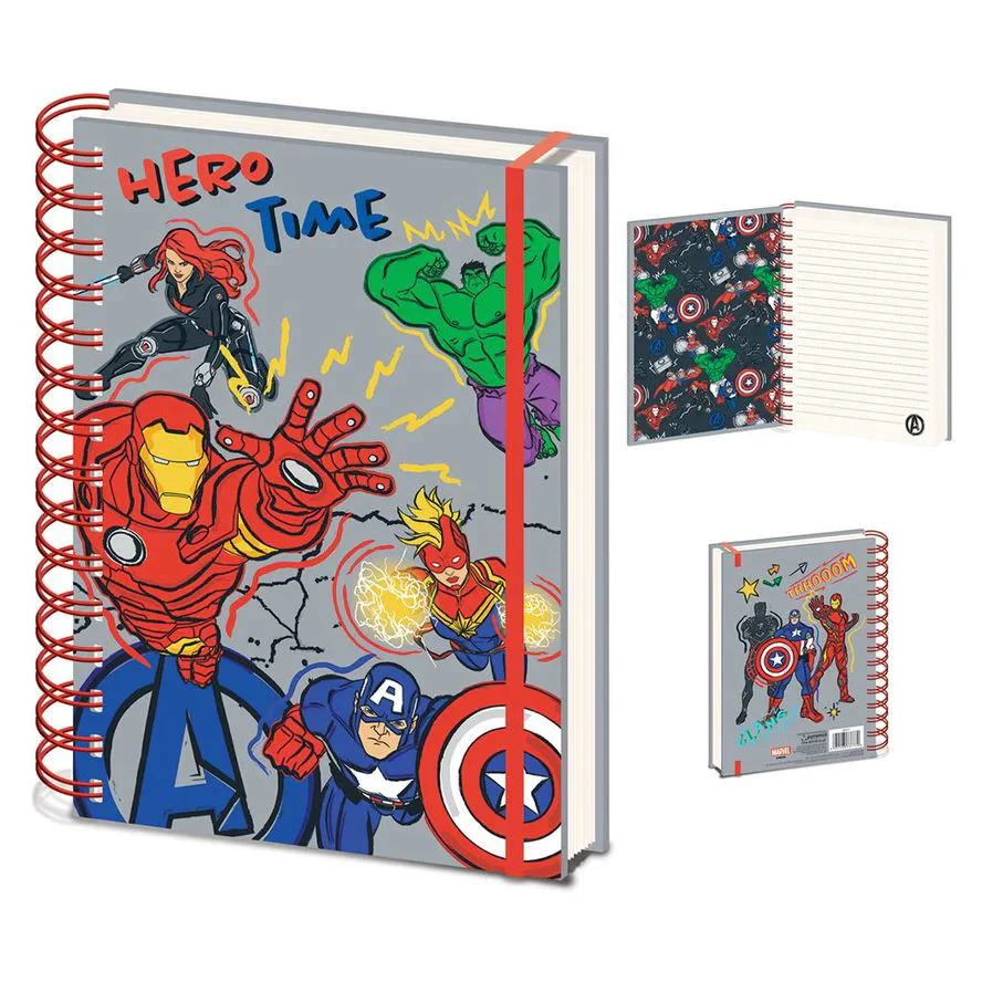 Carnet Pyramid Avengers Hero Club A5 Wiro foto