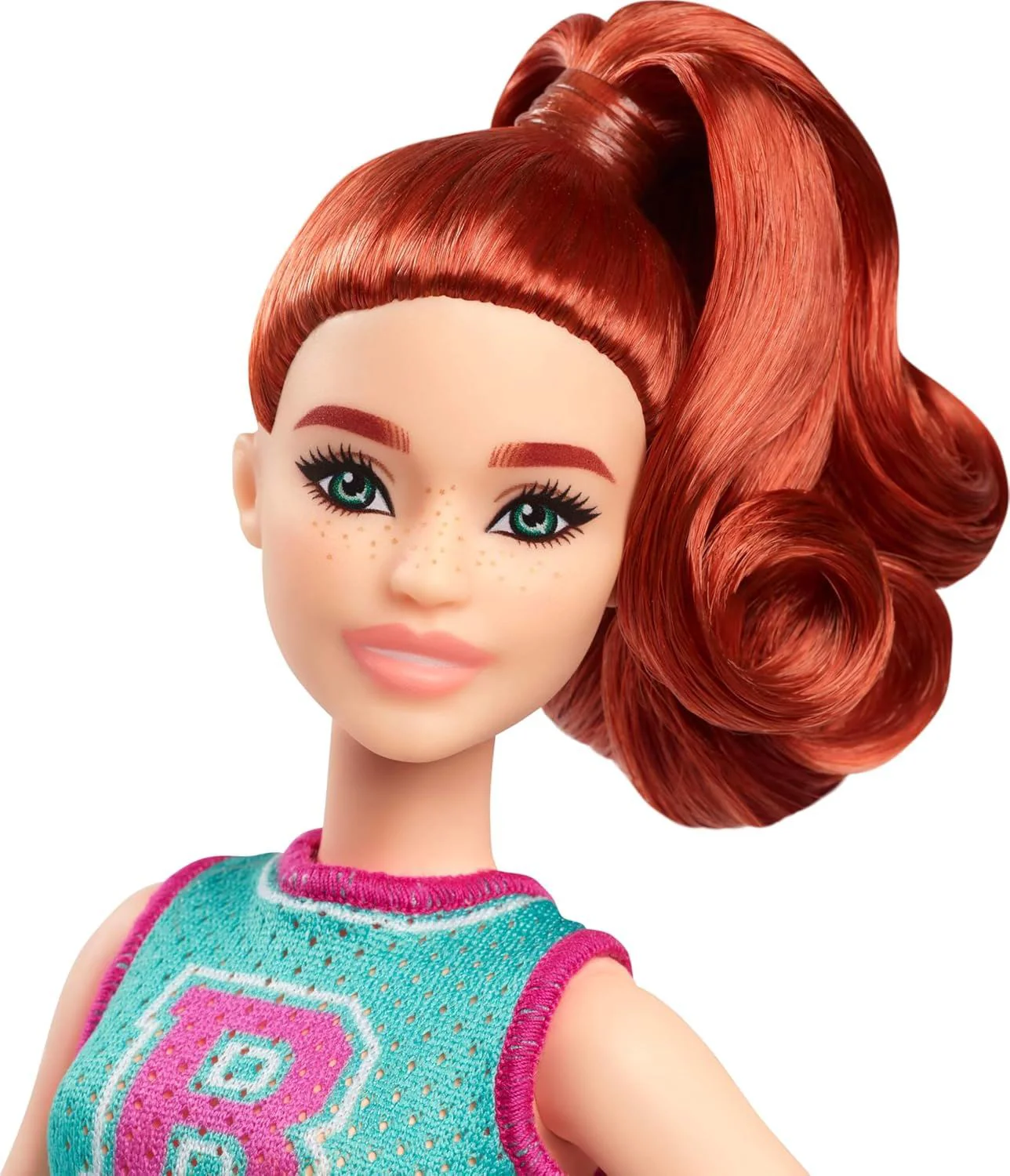 Papusa Barbie "Fashionista cu fusta plisata mov" foto